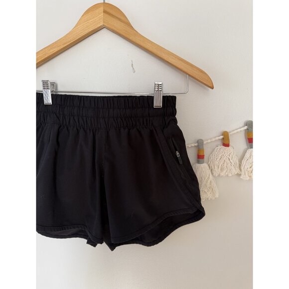 Lululemon Tracker Lined Black Short V 4" Running Training Outdoor Sweat Wicking - Picture 5 of 12